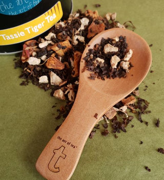 Art of Tea branded bamboo spoon