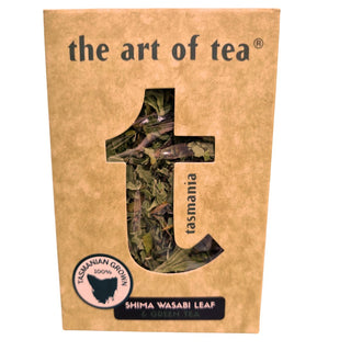 Tasmanian Shima Wasabi leaf and Tasmanian Green Tea 50g box