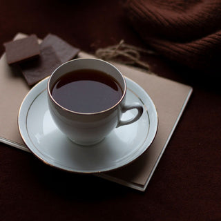 Very Chocolatea cup tea and chocolate