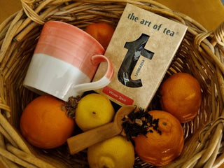 Winter Spice Tea in a basket