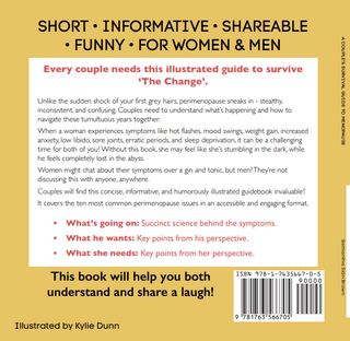 A couples survival guide to menopause back cover