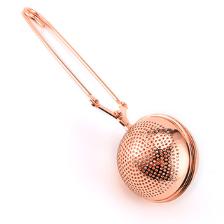 infuser, rose gold couloured, springjaw 5cm