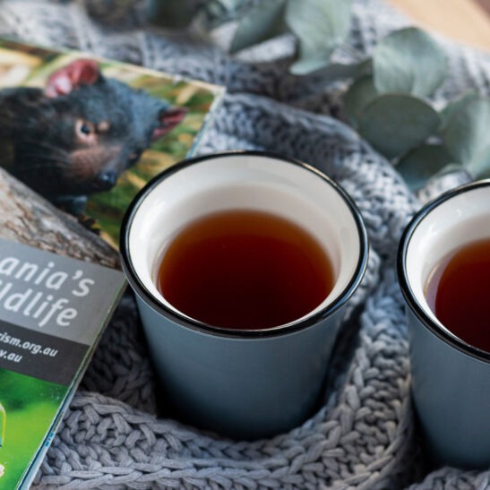 Tasmanian Tassie Devil Tea with tea cup