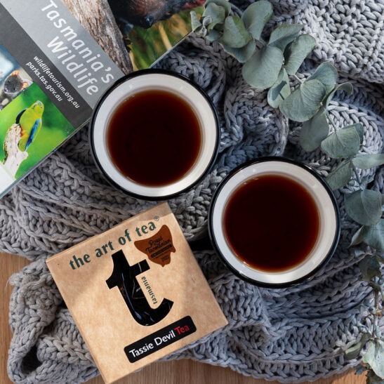 Tasmanian Tassie Devil Tea with tea cups