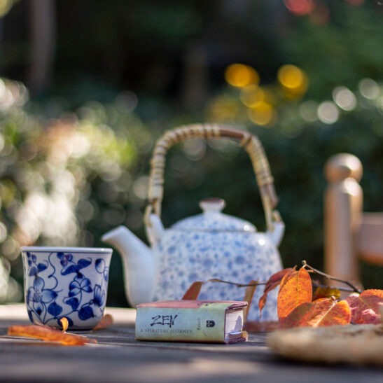 Japanese Sencha with teapot