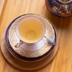 Jasmine green tea and cup